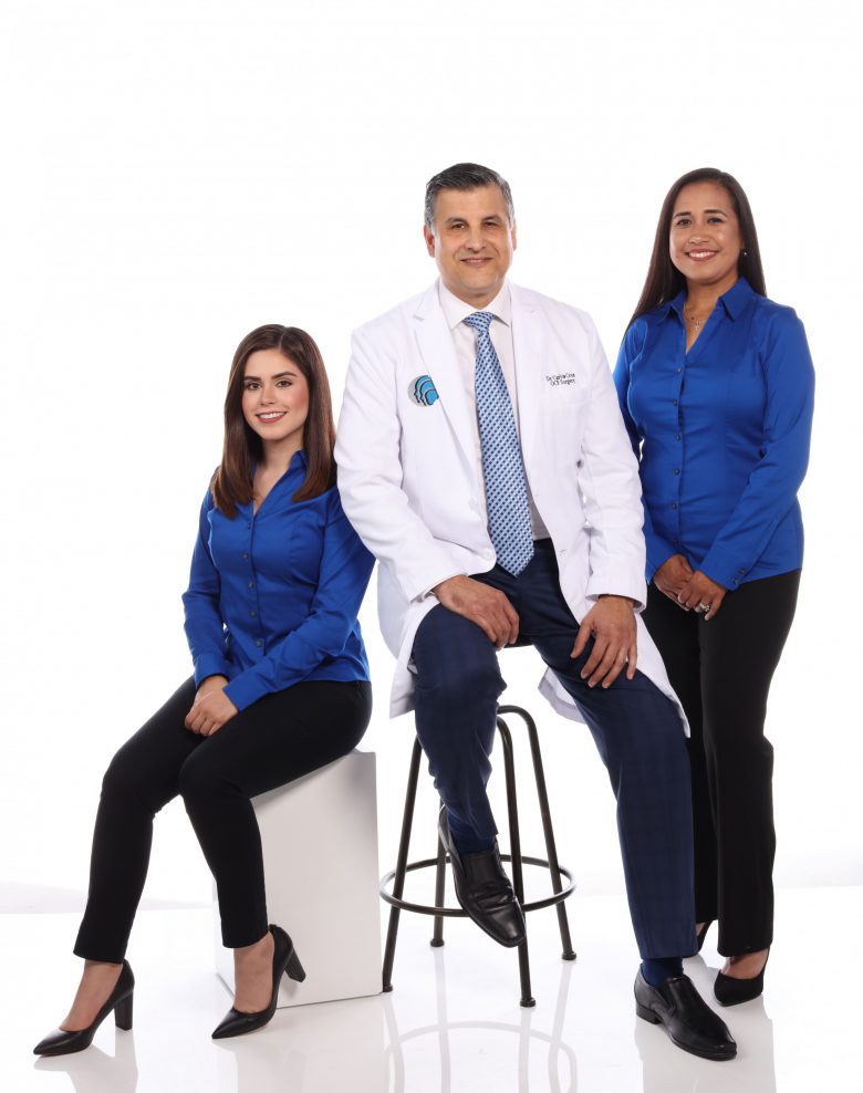 Doctor and staff members at Oral & Craniofacial Center PLLC