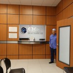 Dr. Carlos Cruz standing in waiting room