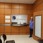 Dr. Carlos Cruz standing in waiting room
