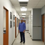 Dr. Carlos Cruz in hallway